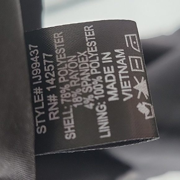 Iris Black Blazer Notched Lapel Tailored - Picture 13 of 13